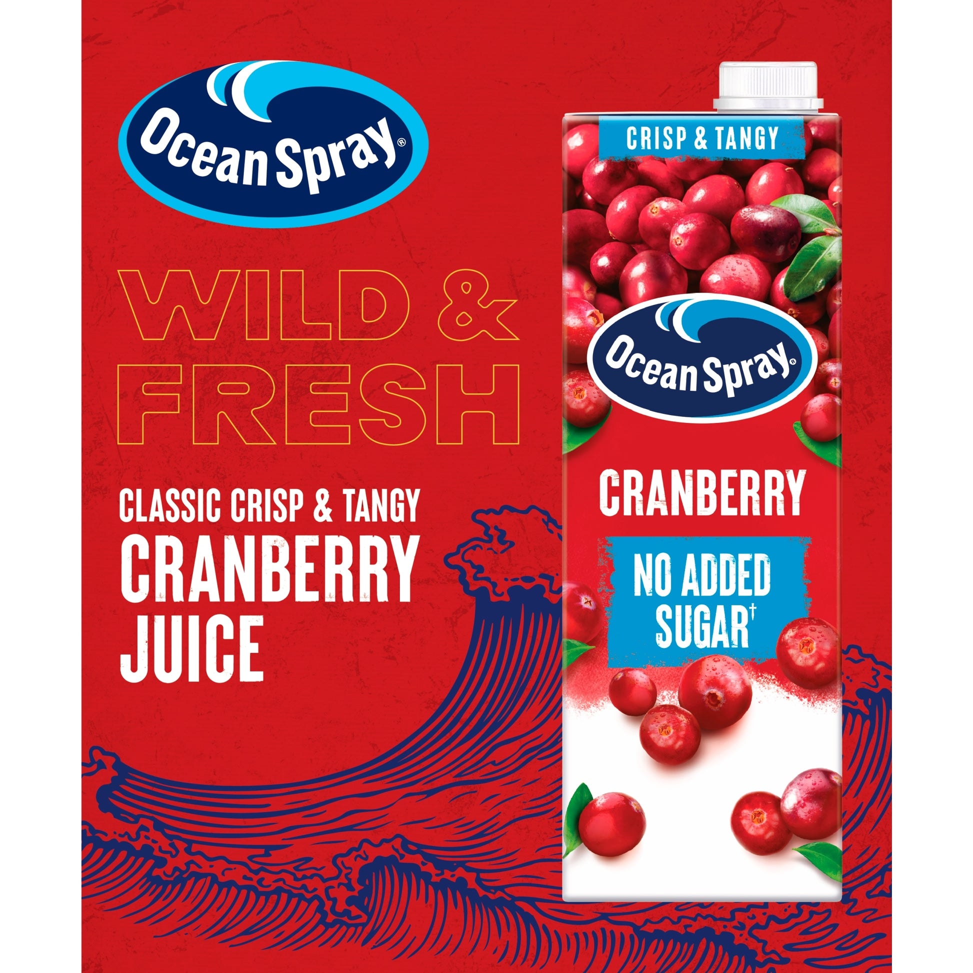 Ocean Spray Cranberry Classic Light Juice Drink 4 X 1 Litre — image 4