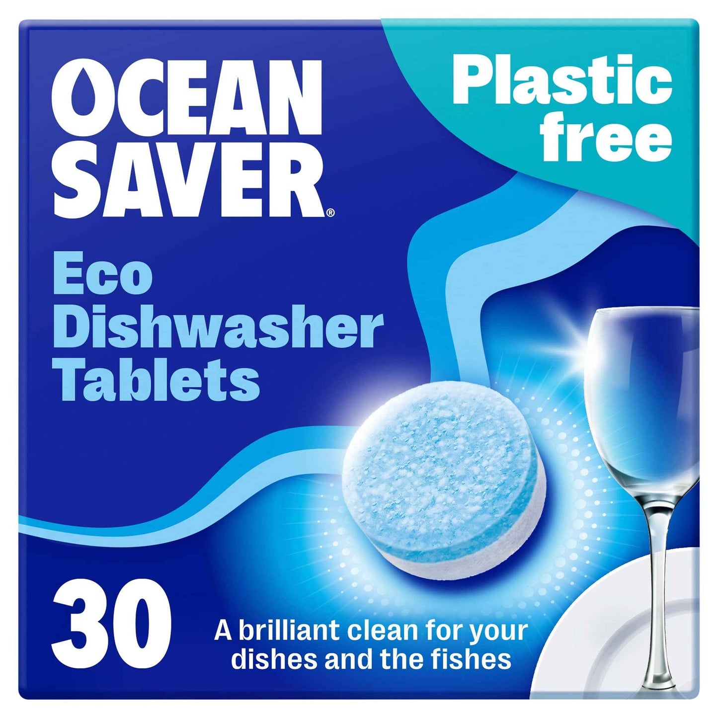 Oceansaver Plastic Free Eco Dishwasher Tablets 30 Pack 420g