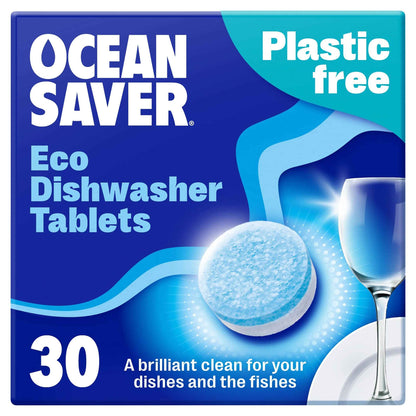Oceansaver Plastic Free Eco Dishwasher Tablets 30 Pack 420g
