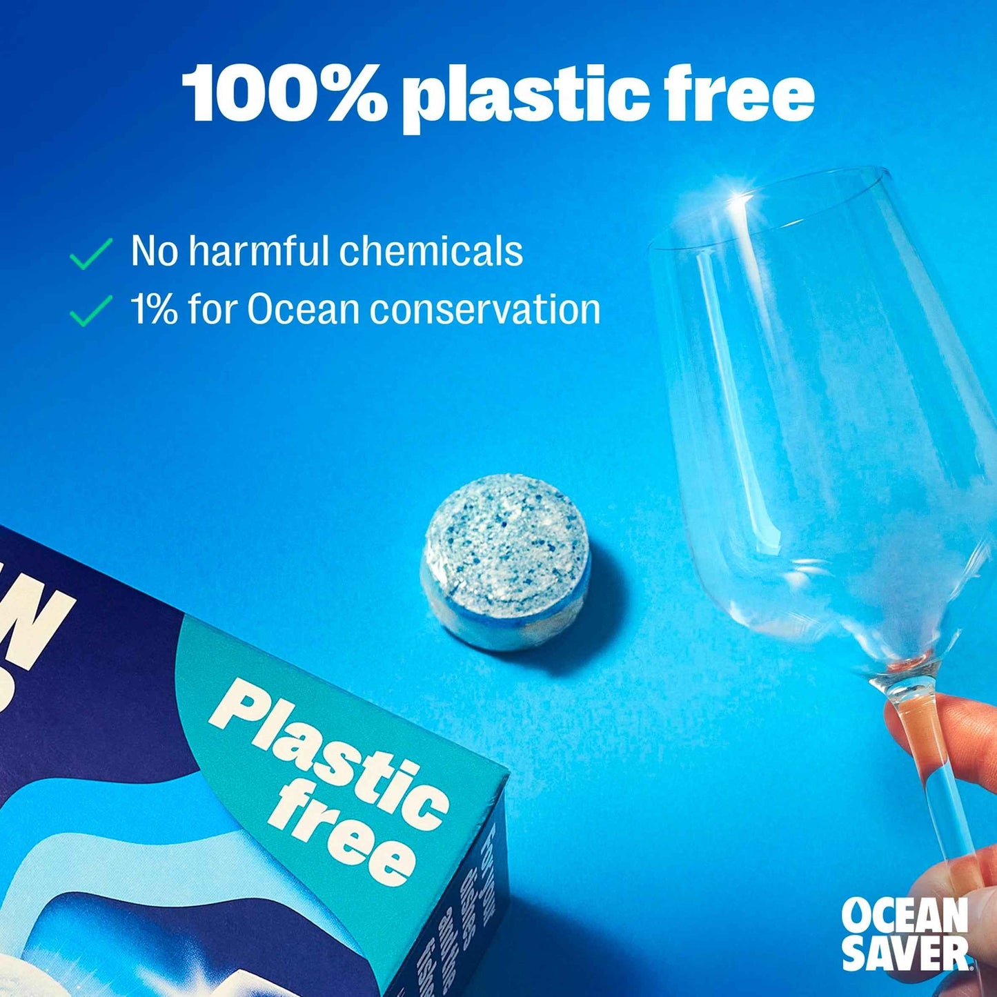 Oceansaver Plastic Free Eco Dishwasher Tablets 30 Pack 420g