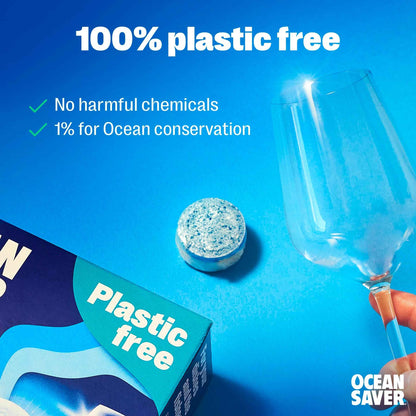 Oceansaver Plastic Free Eco Dishwasher Tablets 30 Pack 420g