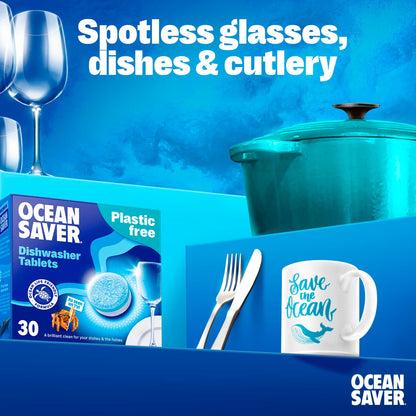 OceanSaver Plastic Free Eco Dishwasher Tablets 30 Pack 420g — image 4