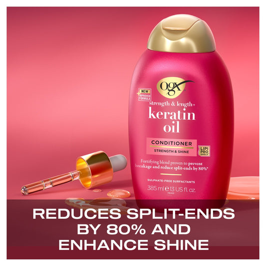 OGX Anti-Breakage Keratin Conditioner for Dry Hair 385ml — image 2