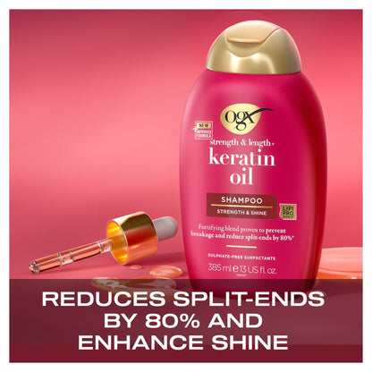 OGX Anti-Breakage Keratin Shampoo for Dry Hair 385ml — image 3