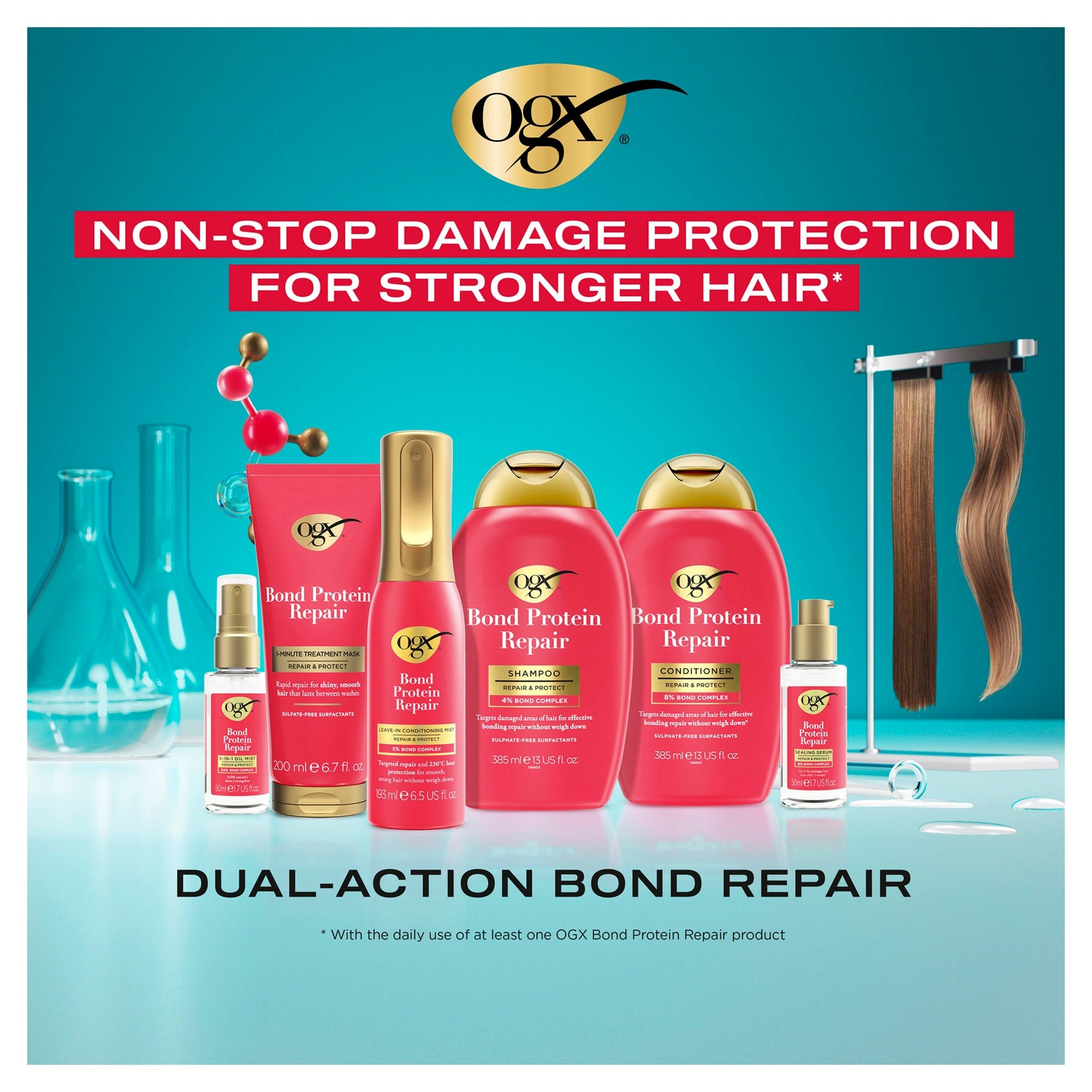 OGX Bond Protein Repair Heat Protect Spray 193ml — image 3