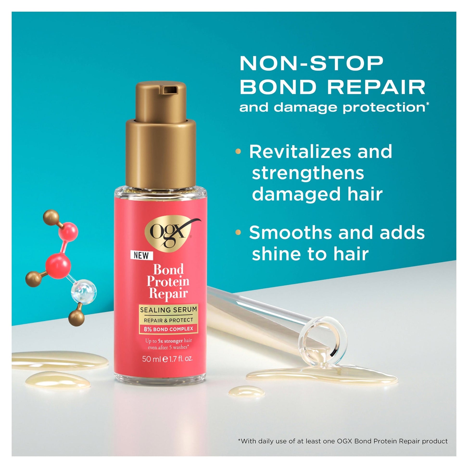 OGX Bond Protein Repair Sealing Serum 50ml — image 2