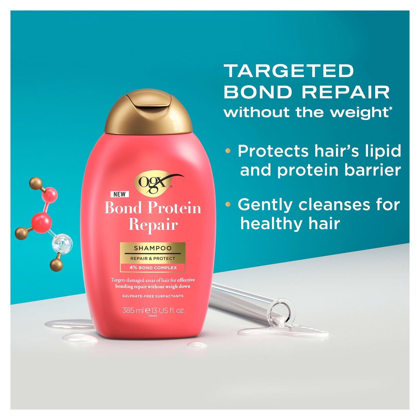 OGX Bond Protein Repair Shampoo 385ml — image 2