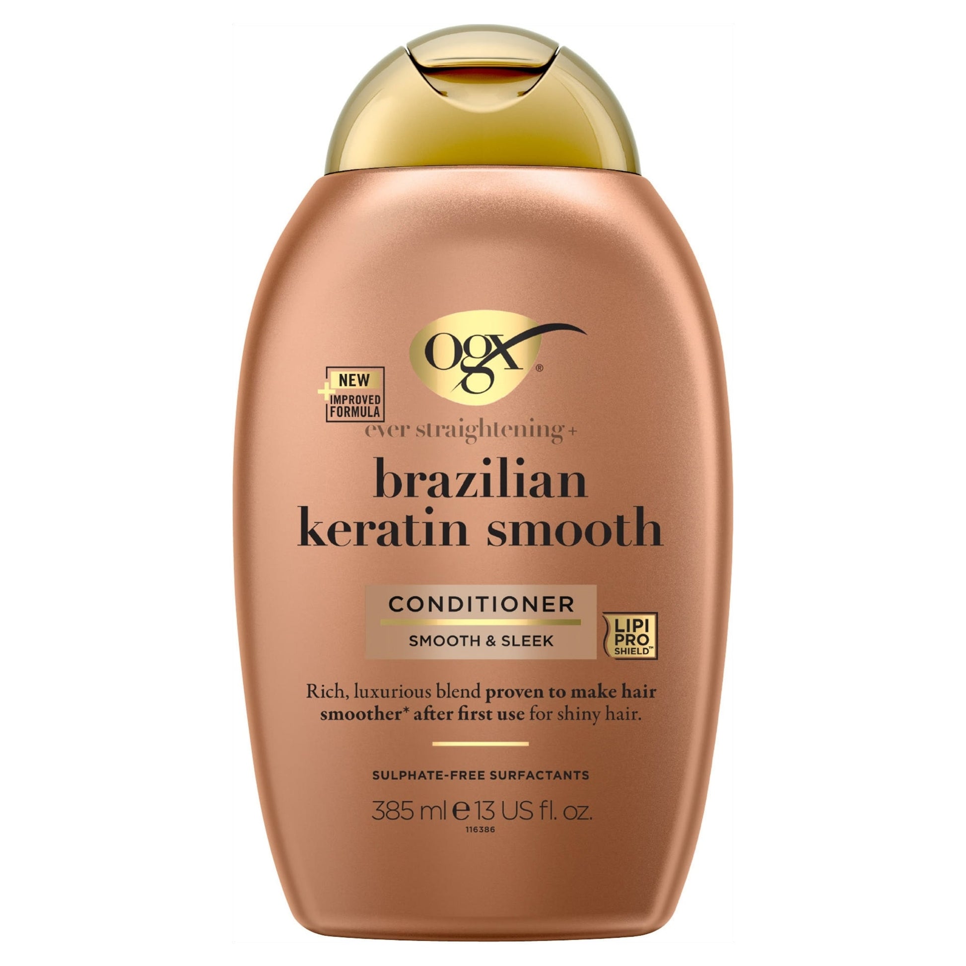 OGX Brazilian Keratin Smooth Conditioner for Dry Hair 385ml — image 1