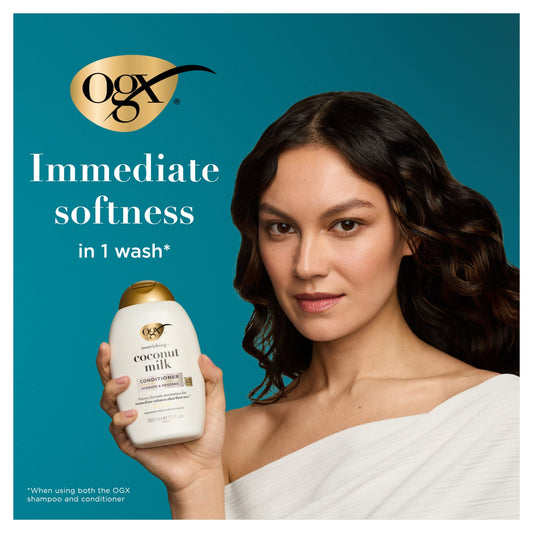 OGX Coconut Milk Conditioner for Dry and Damaged Hair 385ml — image 2