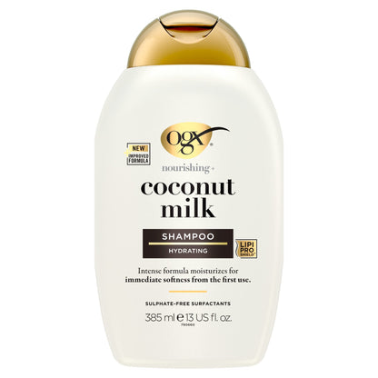 OGX Coconut Milk Shampoo for Dry and Damaged Hair 385ml — image 1