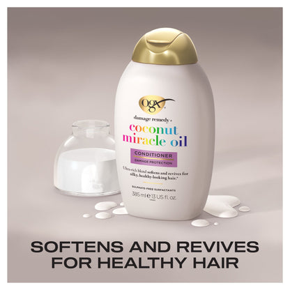 OGX Coconut Miracle Oil Conditioner for Damaged Hair 385ml — image 2