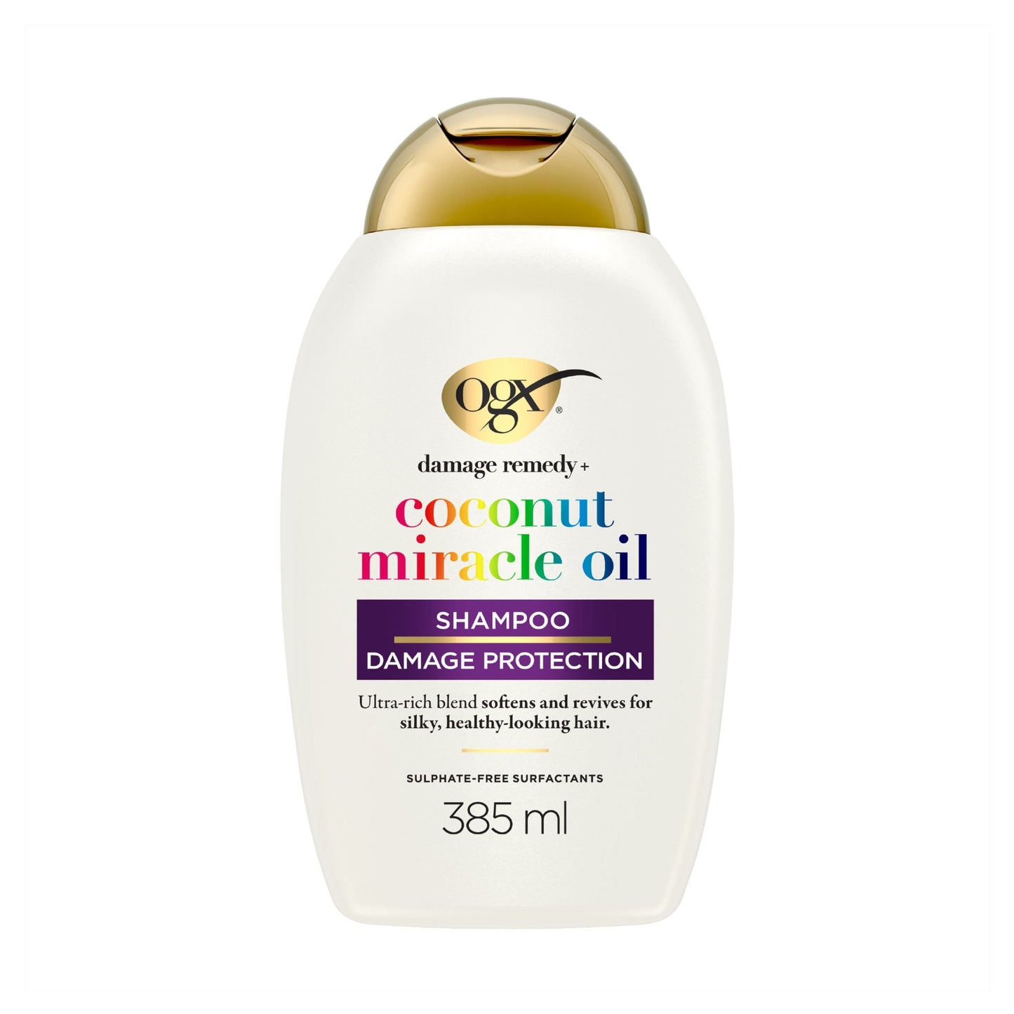 OGX Coconut Miracle Oil Shampoo for Damaged Hair 385ml — image 1