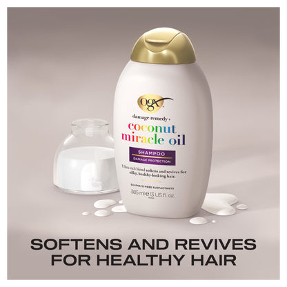 OGX Coconut Miracle Oil Shampoo for Damaged Hair 385ml — image 2