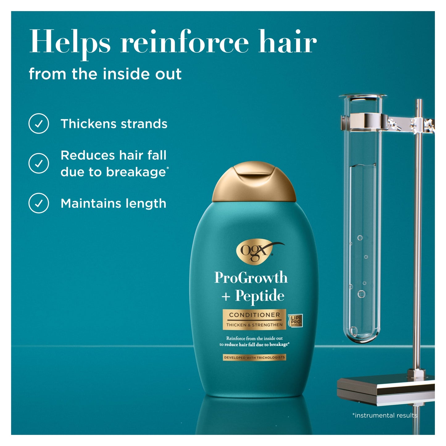 OGX Pro Growth + Peptide Conditioner 385ml — image 3