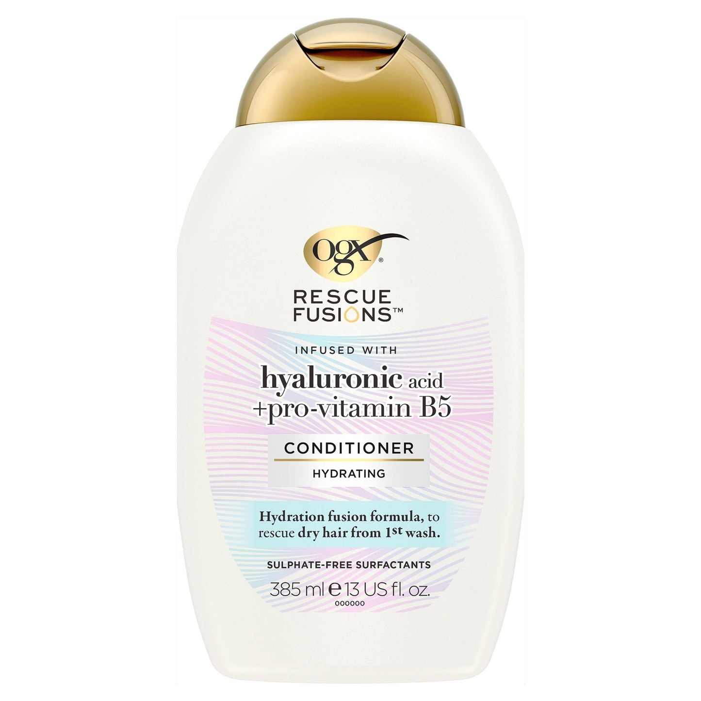OGX Rescue Fusions Hyaluronic Acid +Pro-Vitamin B5 Conditioner 385ml — image 1