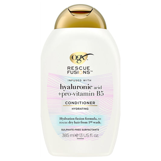 OGX Rescue Fusions Hyaluronic Acid +Pro-Vitamin B5 Conditioner 385ml — image 1