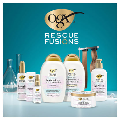 OGX Rescue Fusions Hyaluronic Acid +Pro-Vitamin B5 Conditioner 385ml — image 3