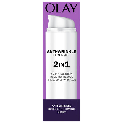 Olay Anti-Wrinkle Firm & Lift 2in1 Booster + Firming Serum 50ml — image 1