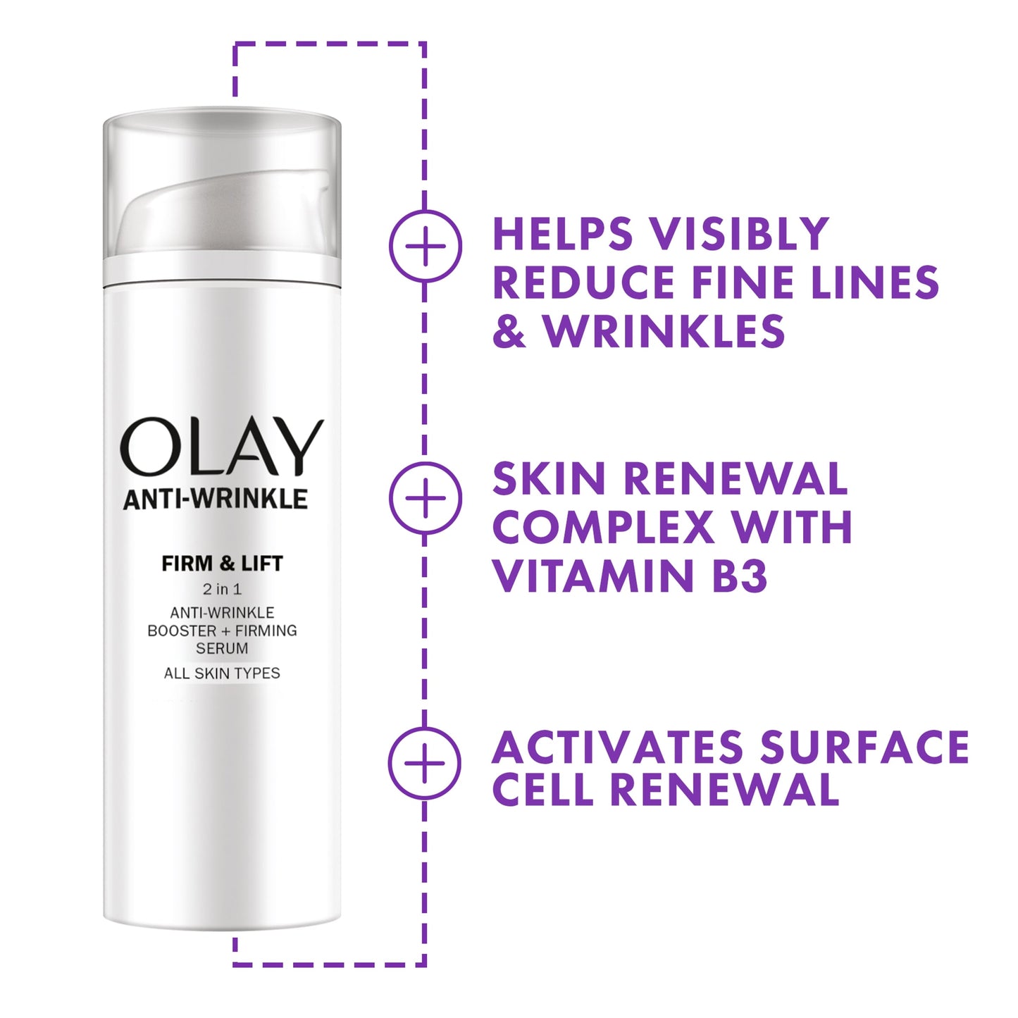 Olay Anti-Wrinkle Firm & Lift 2in1 Booster + Firming Serum 50ml — image 4