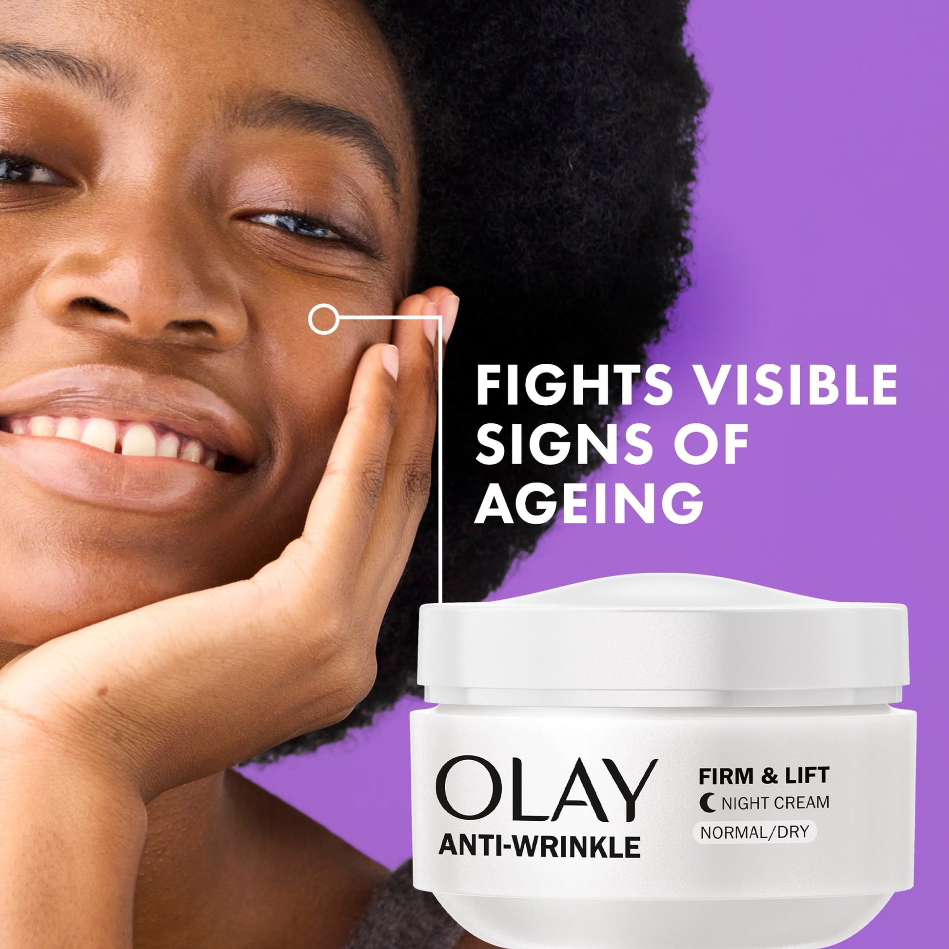 Olay Anti Wrinkle Firm & Lift Night Moisturiser 50ml — image 2