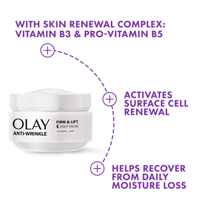Olay Anti Wrinkle Firm & Lift Night Moisturiser 50ml — image 4
