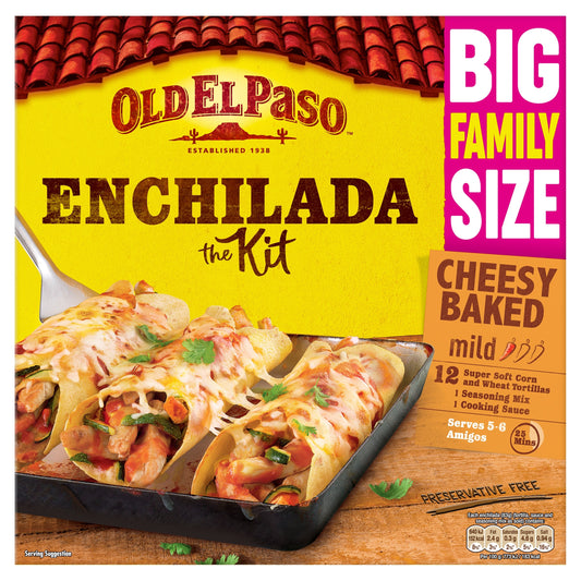 Old El Paso Cheesy Baked Enchilada Kit 995G — image 1