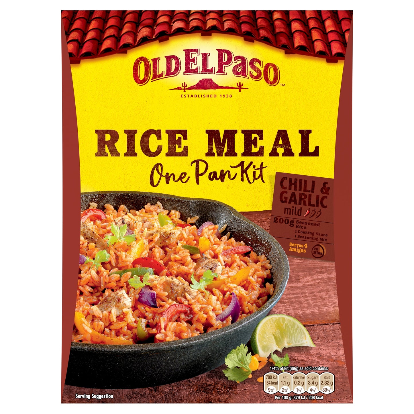 Old El Paso Chilli & Garlic Rice Kit 355G — image 1