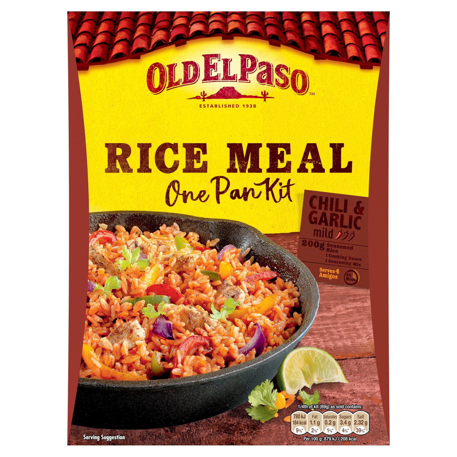 Old El Paso Chilli & Garlic Rice Kit 355G — image 1