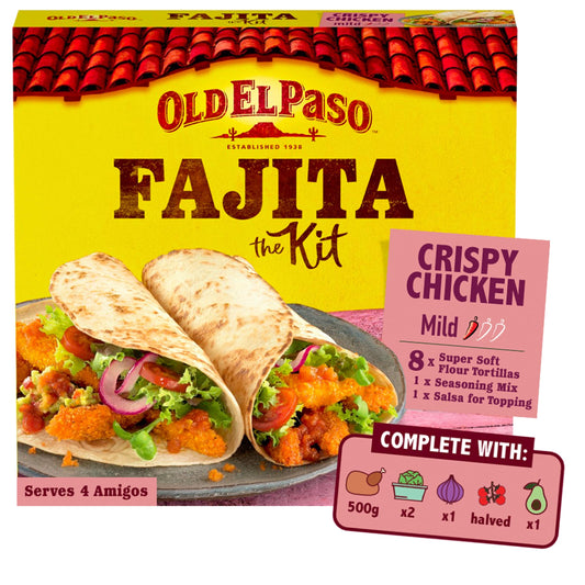 Old El Paso Crispy Chicken Fajita Kit 555G — image 1