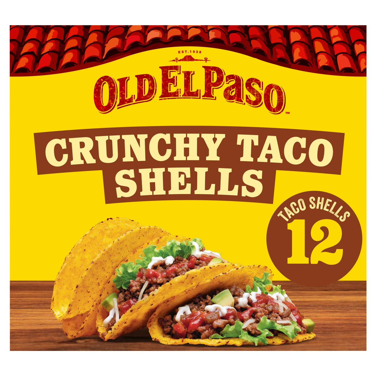 Old El Paso Crunchy 12 Taco Shells 135g — image 1