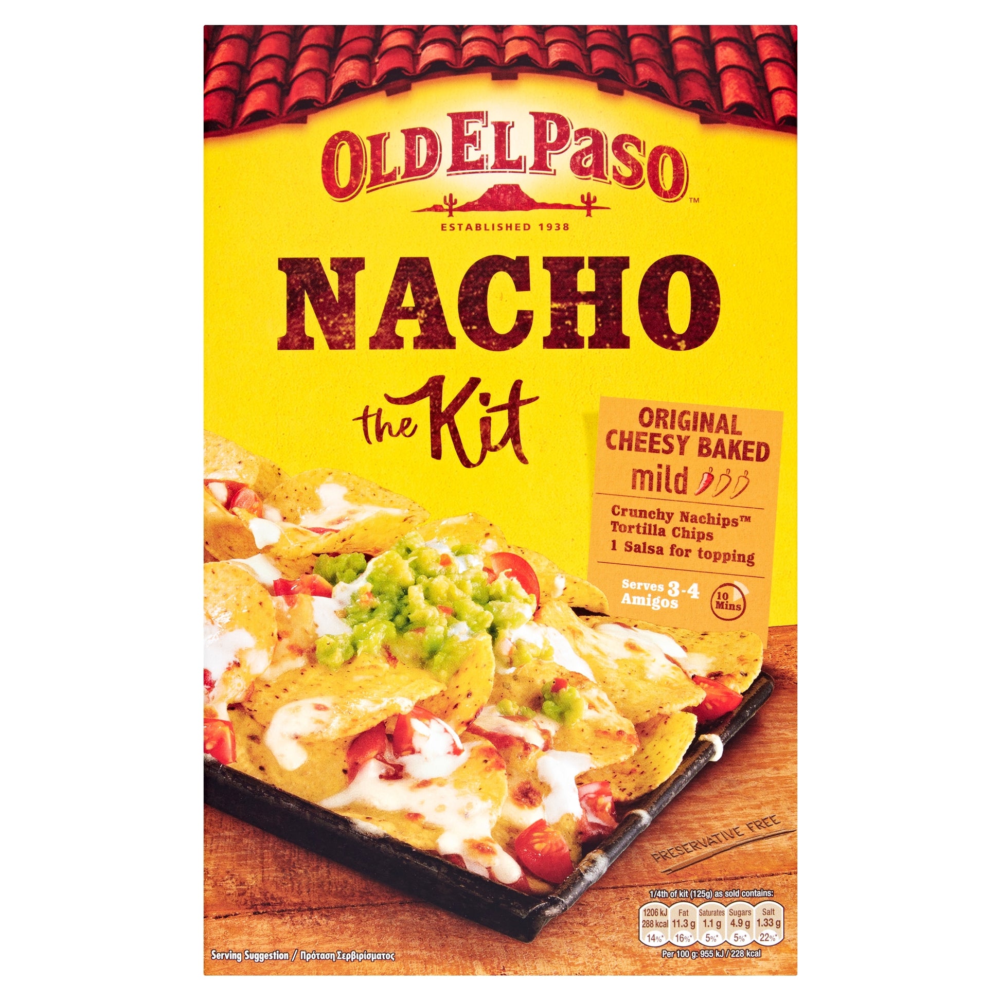 Old El Paso Original Cheesy Baked Nacho Kit 505G — image 1