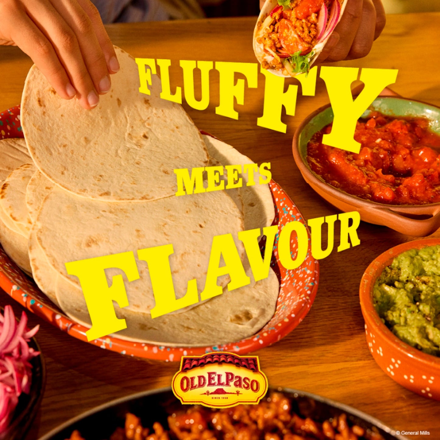 Old El Paso Regular Super Soft Flour Tortillas Wraps 8Pk 326G — image 5