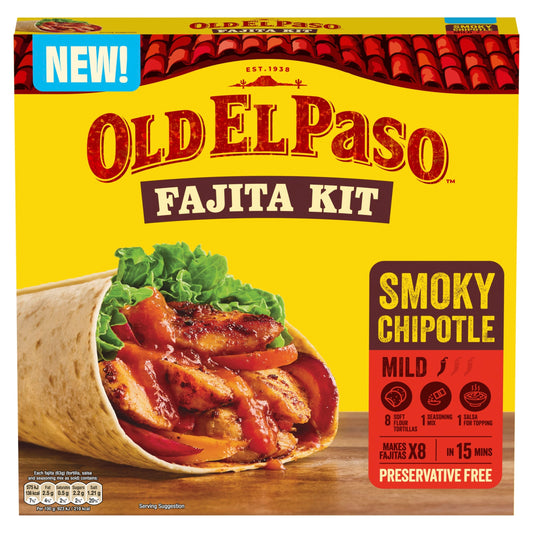 Old El Paso Smoky Chipotle Fajita Kit 500g — image 1