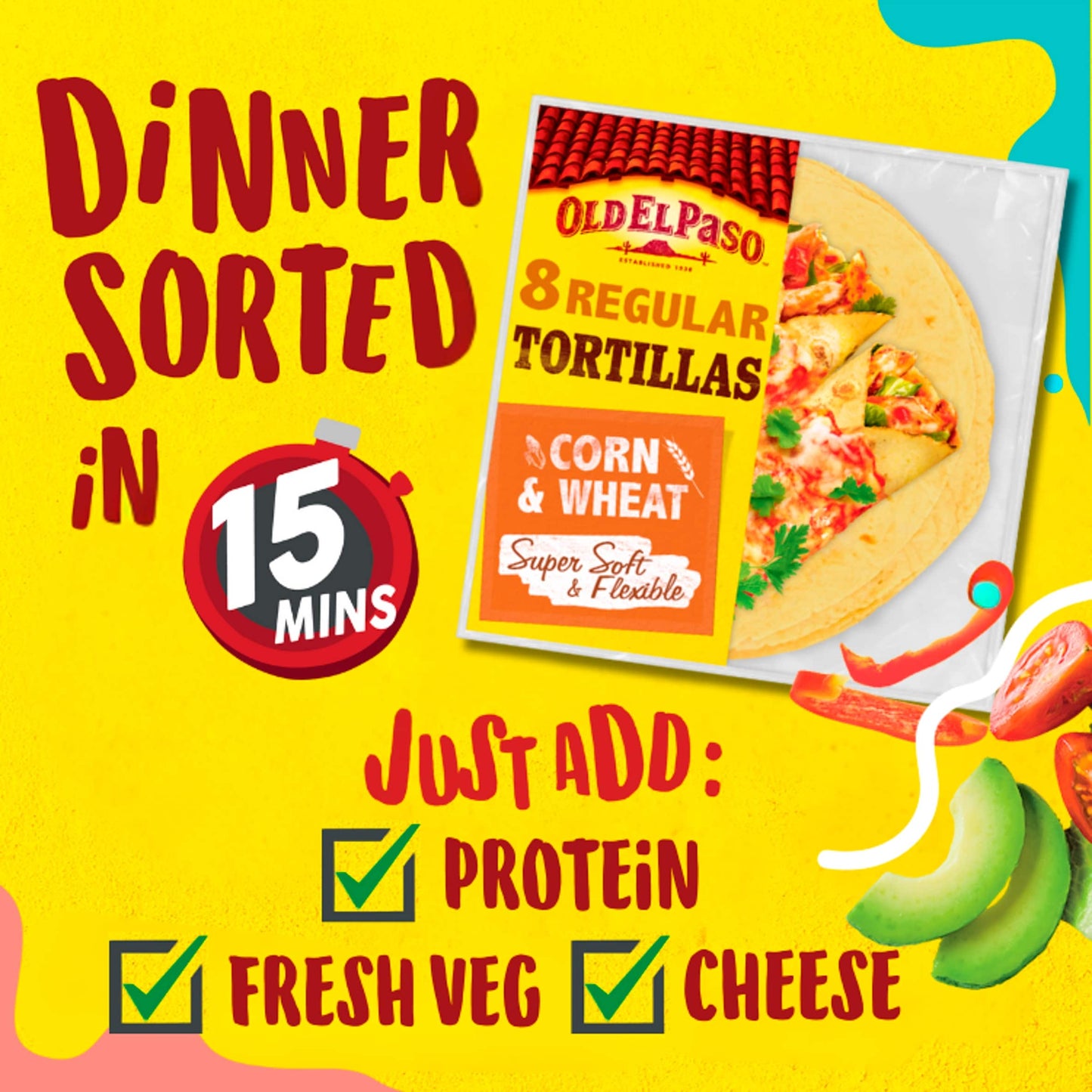 Old El Paso Soft Corn Tortillas Wraps X8 335G — image 2