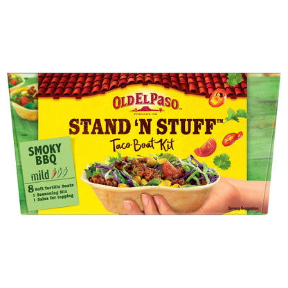 Old El Paso Stand 'N Stuff Taco Boat Kit - Smoky BBQ 350g — image 1