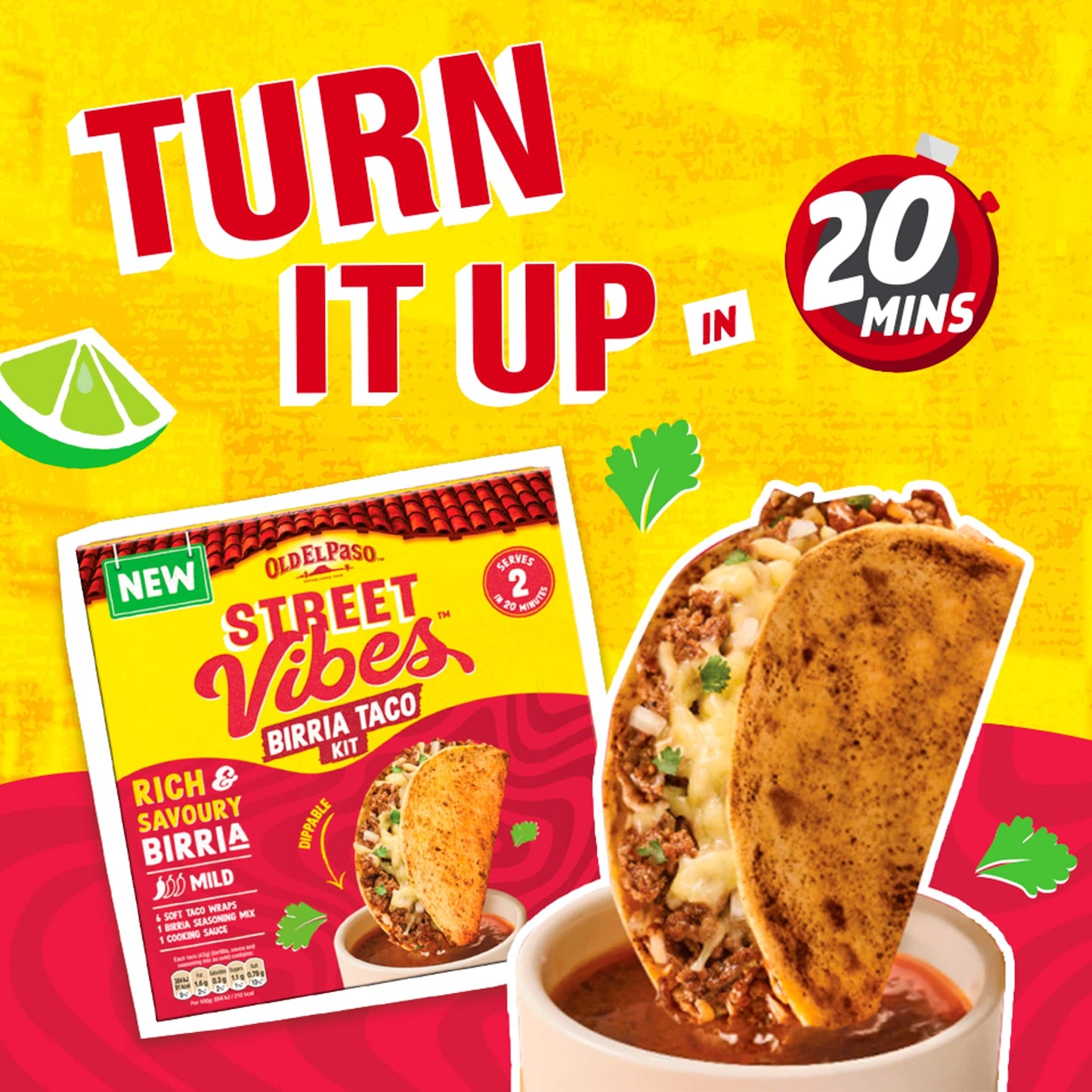 Old El Paso Street Vibes Birria Soft Taco Kit 257g — image 4