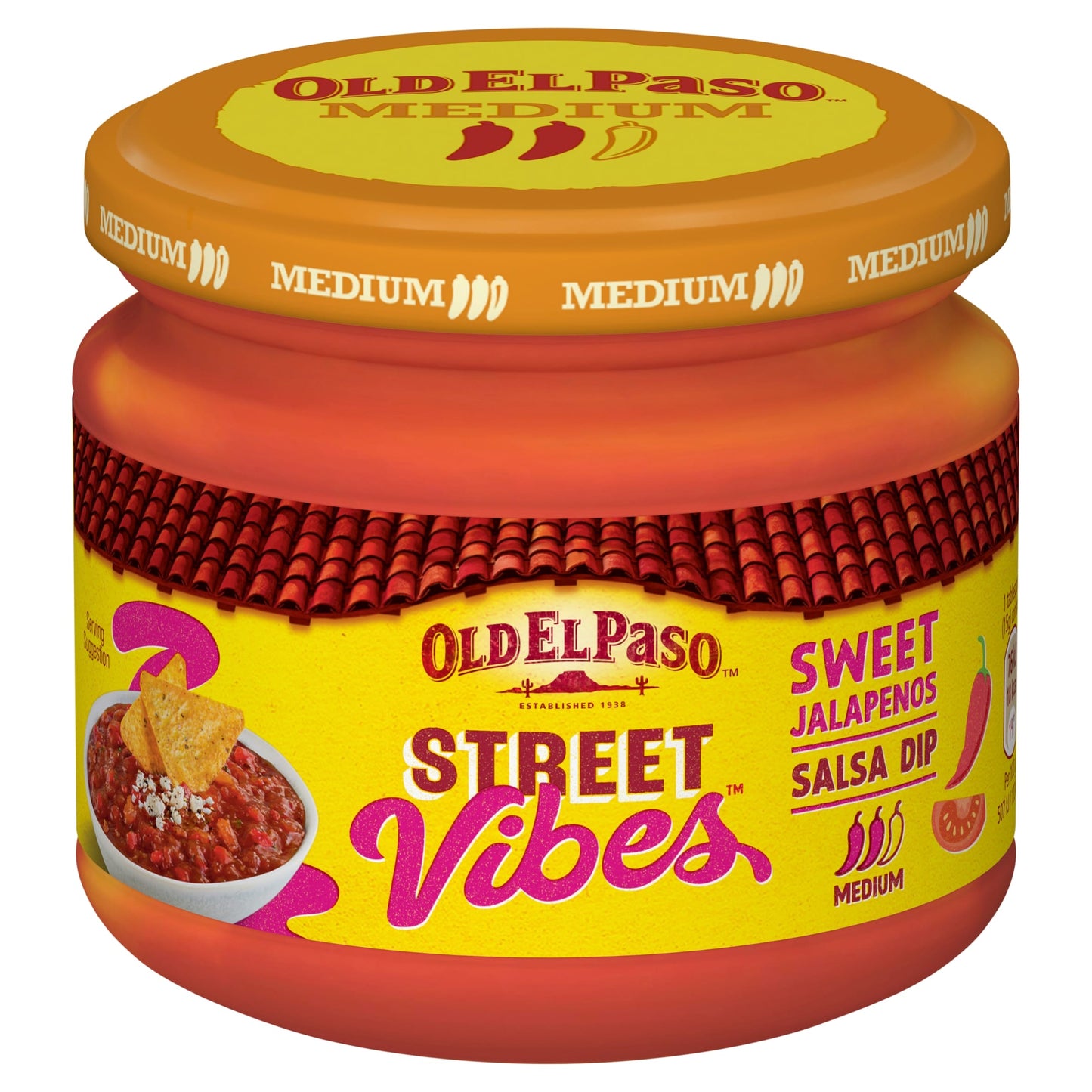 Old El Paso Street Vibes Salsa Dip - Sweet Jalapenos 335g — image 2