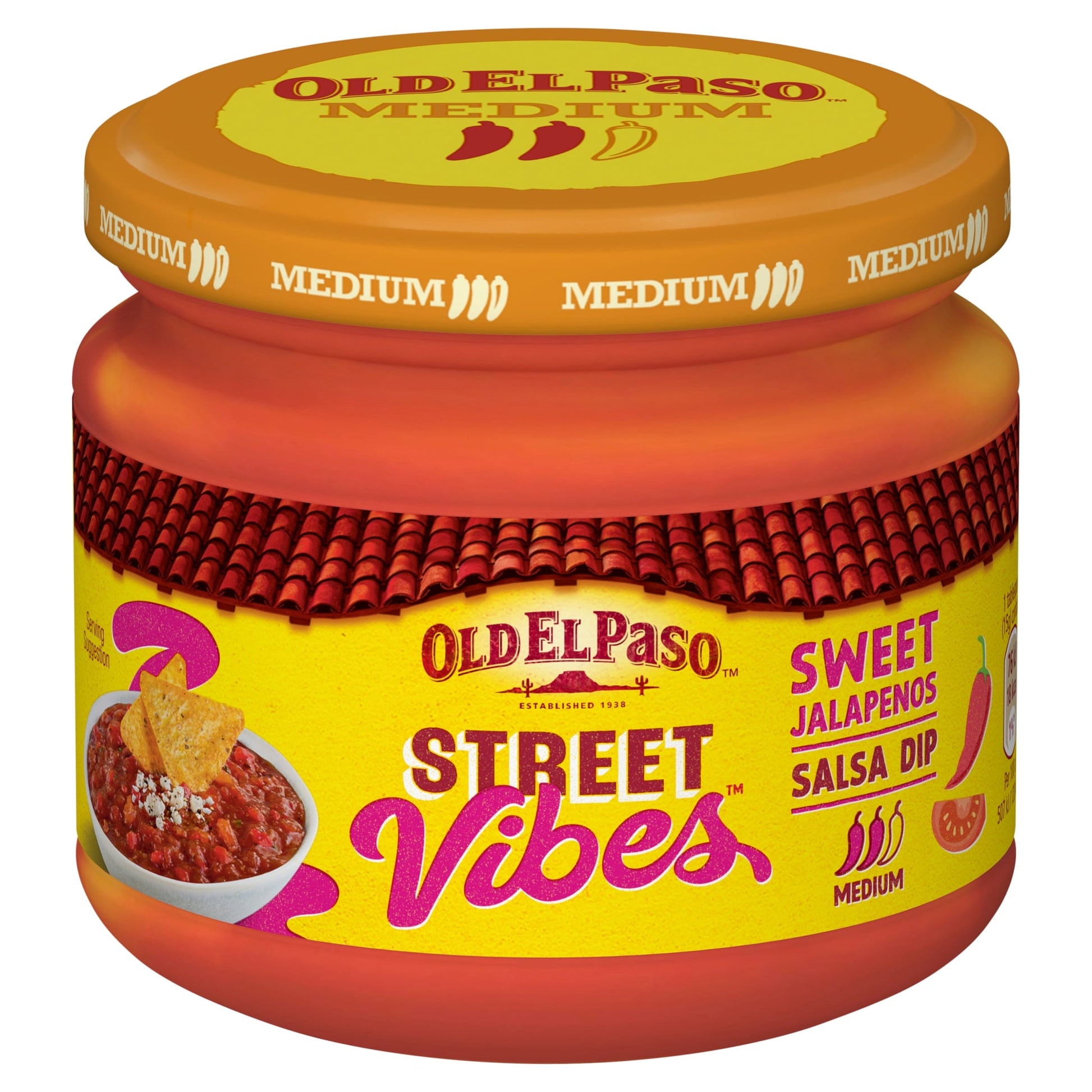 Old El Paso Street Vibes Salsa Dip - Sweet Jalapenos 335g — image 2