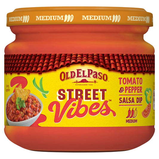 Old El Paso Street Vibes Salsa Dip - Tomato & Pepper 312g — image 1