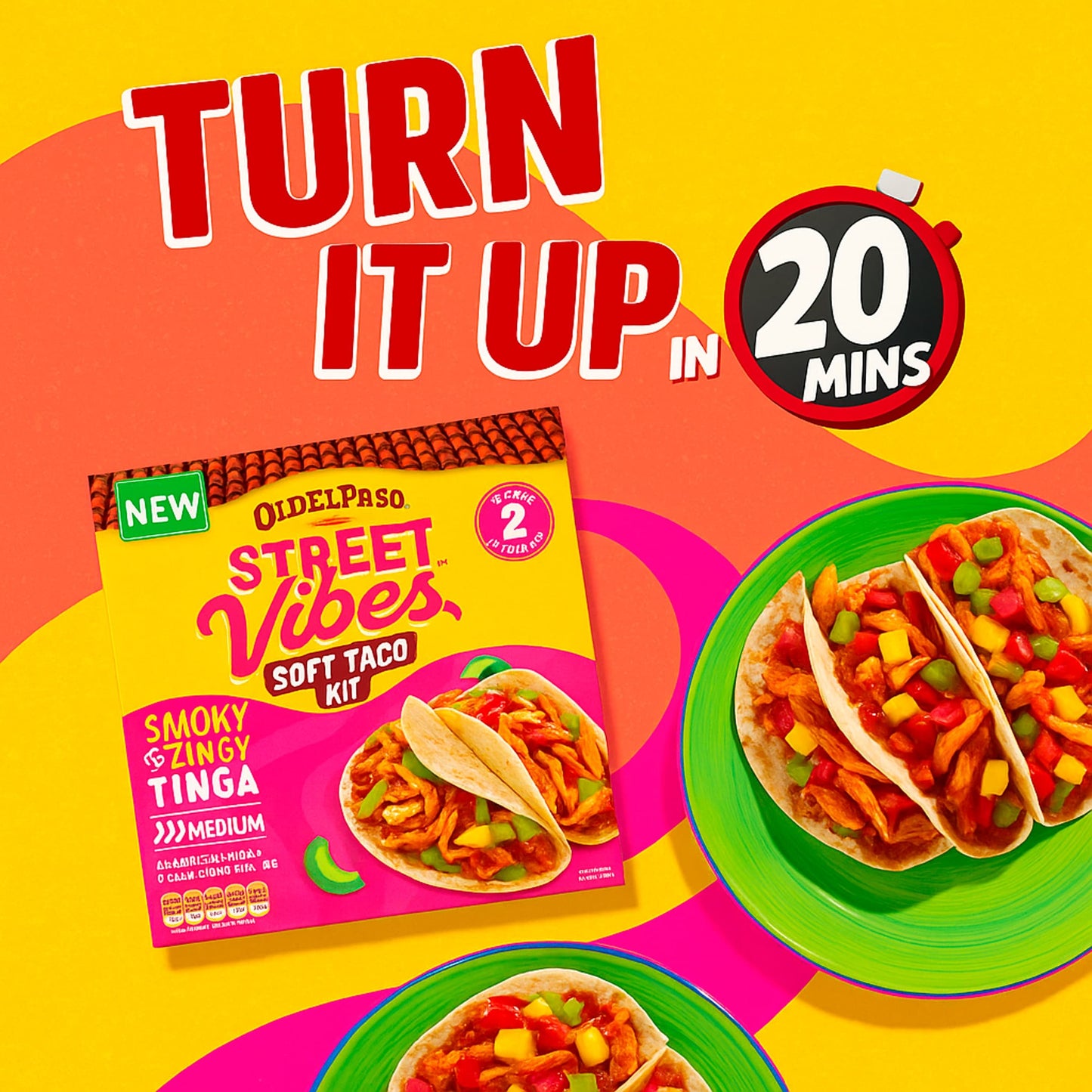 Old El Paso Street Vibes Soft Taco Kit Tinga 257g — image 2