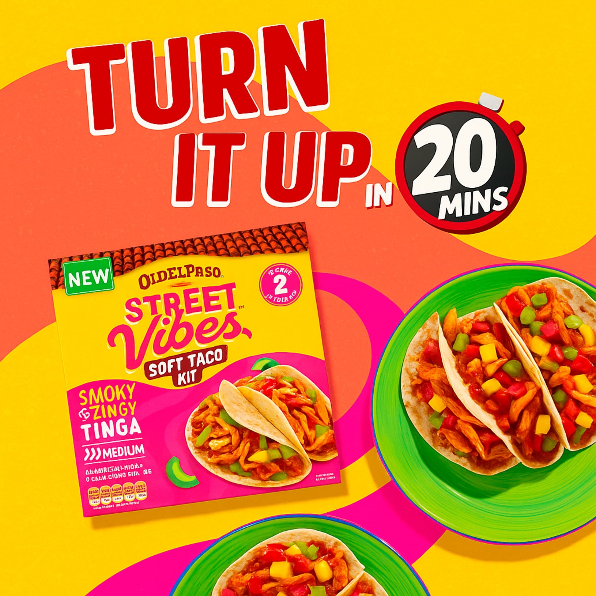 Old El Paso Street Vibes Soft Taco Kit Tinga 257g — image 2