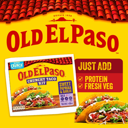 Old El Paso Sweet Paprika & Garlic Crunchy Taco Kit 287g — image 2