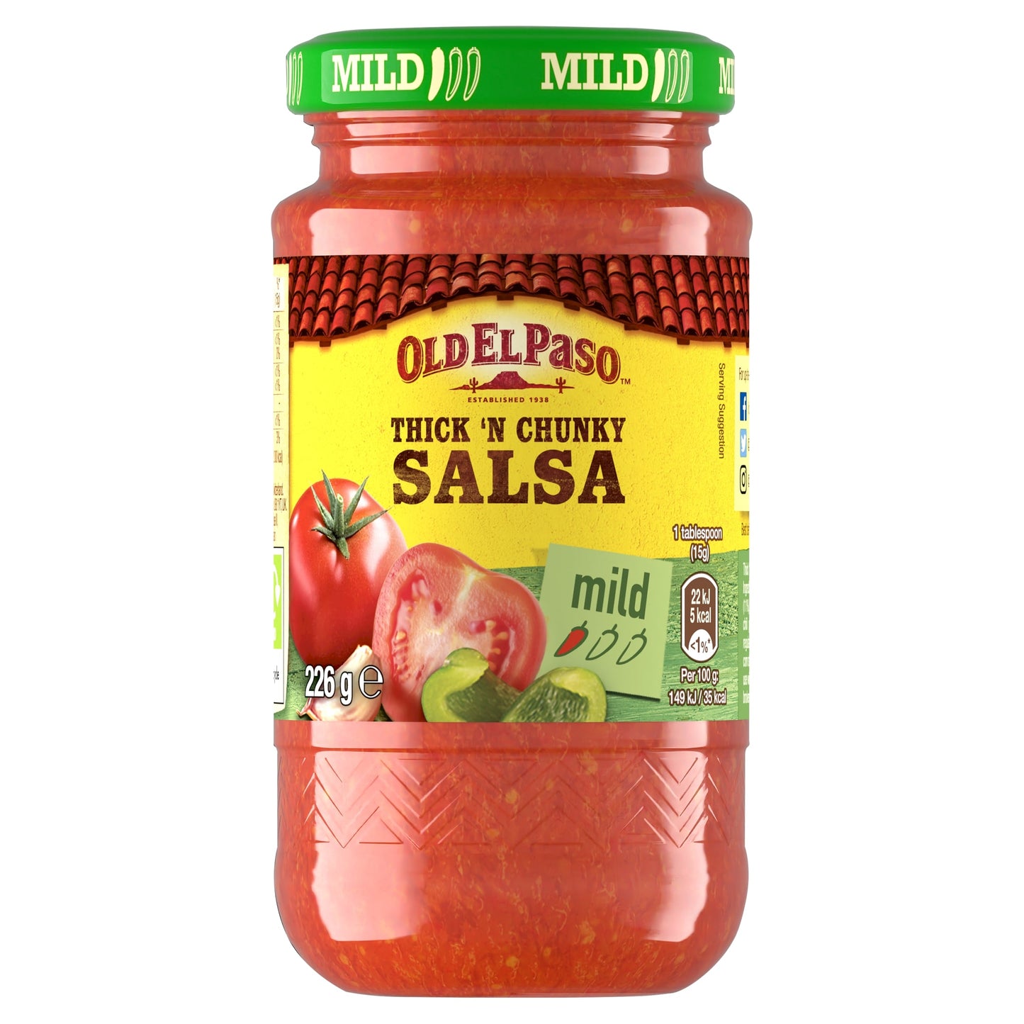Old El Paso Thick 'N' Chunky Mild Salsa 226G — image 1
