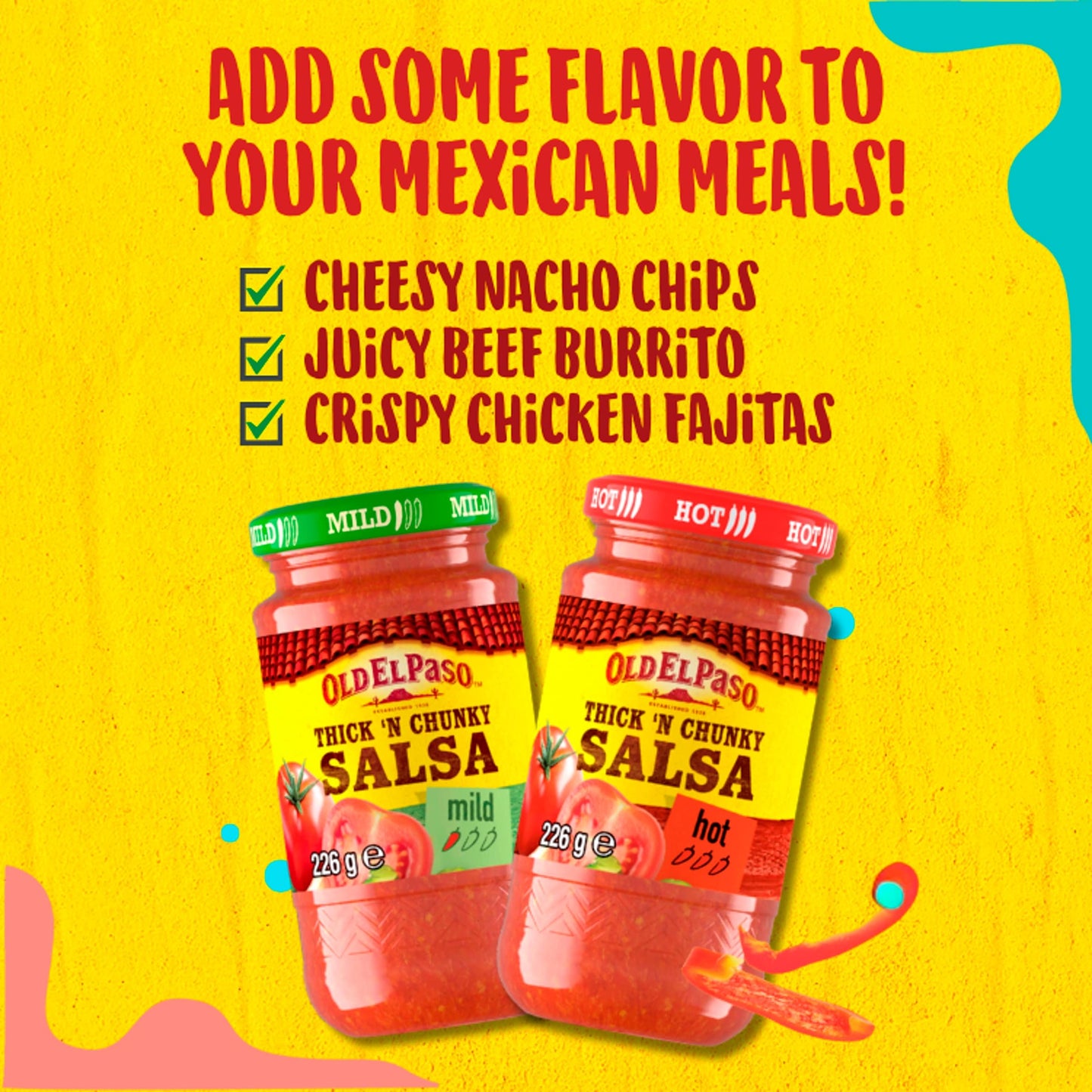 Old El Paso Thick 'N' Chunky Mild Salsa 226G — image 2