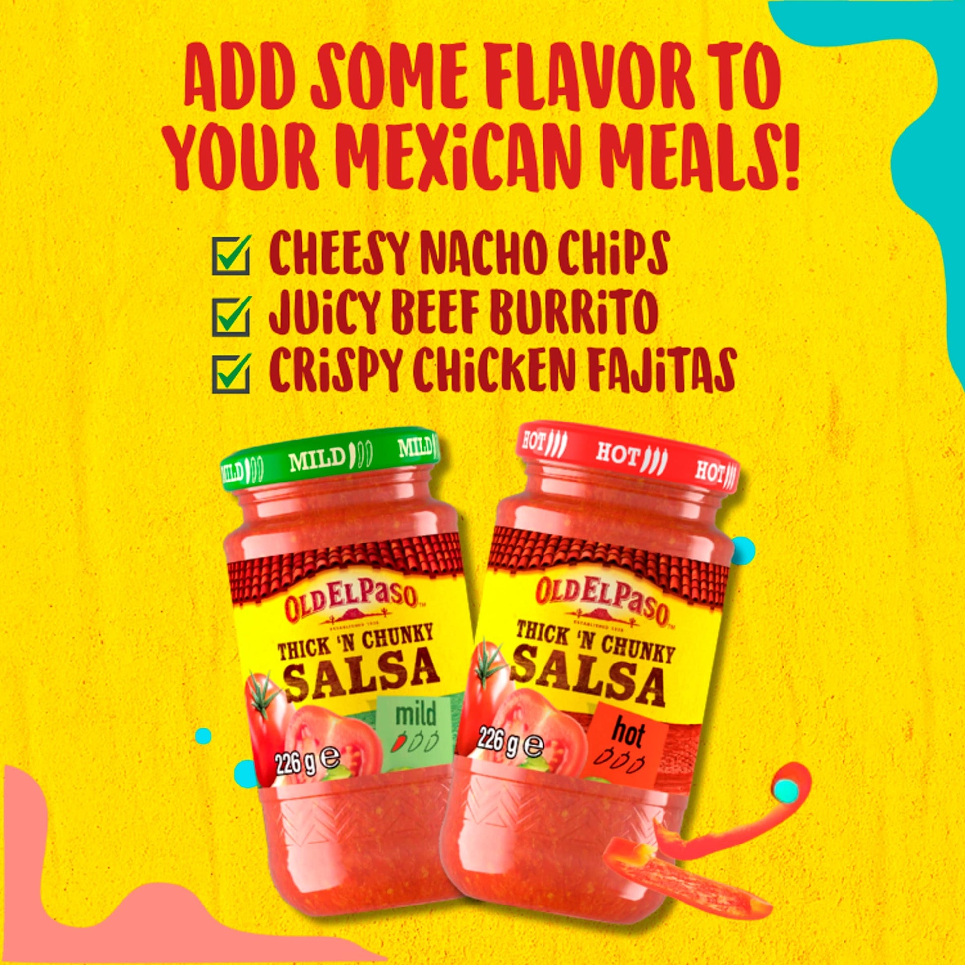 Old El Paso Thick 'N' Chunky Mild Salsa 226G — image 2