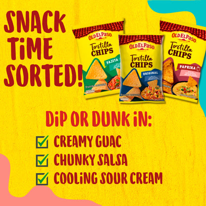 Old El Paso Tortilla Chips - Paprika 185g — image 2