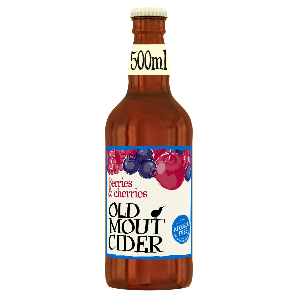 Old Mout Alcohol Free Cider Berries & Cherries 500ml — image 1