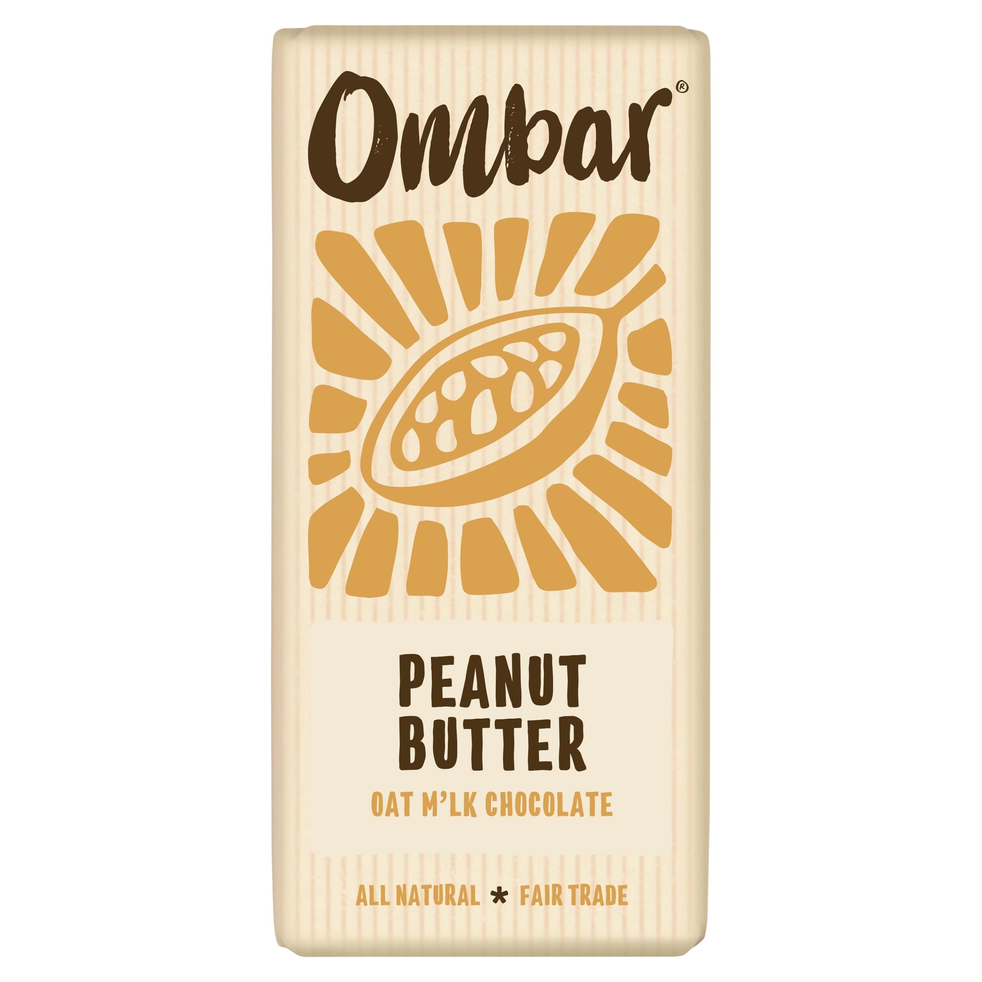 Ombar Oat M'lk Peanut Butter chocolate bar 70g — image 1