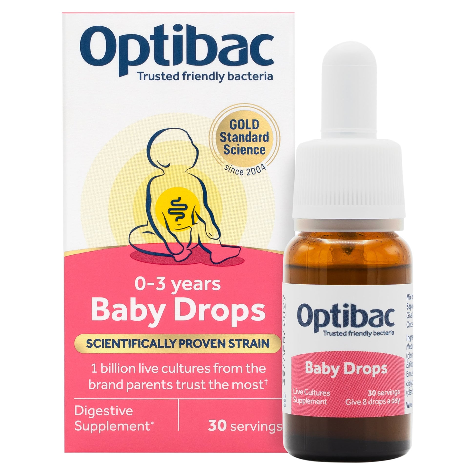 Optibac Probiotic Drops for Your Baby 30 Servings 10ml — image 1
