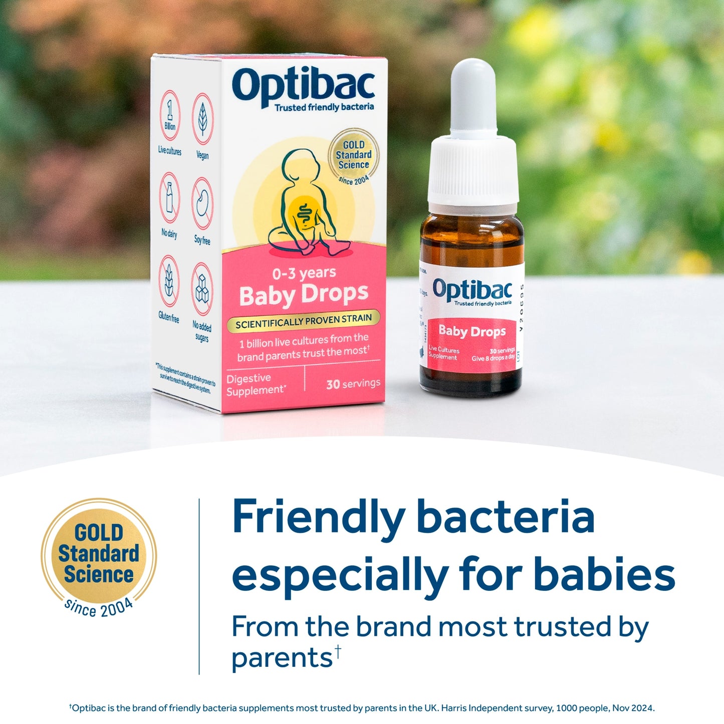 Optibac Probiotic Drops for Your Baby 30 Servings 10ml — image 2